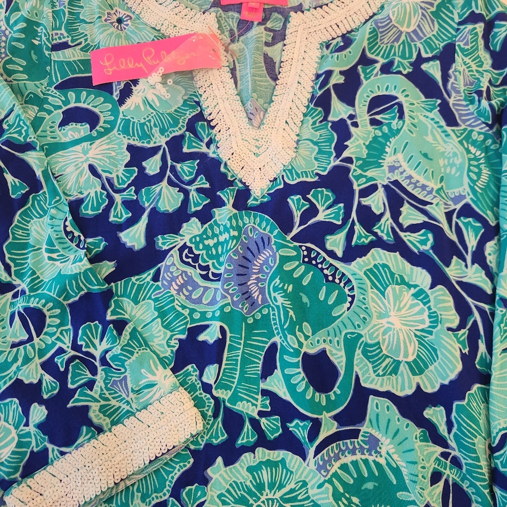Lilly Pulitzer Renato Tunic New with tags Gorgeous Lilly Top! $178 Retail!! - Picture 11 of 16